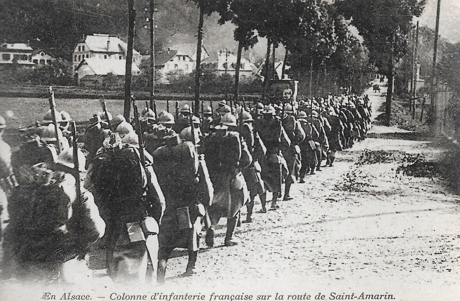 /France/Military/FR_military_1903-1938_En Alsace. Colonne d'infanterie francaise sur la route de Saint-Amarin.jpg